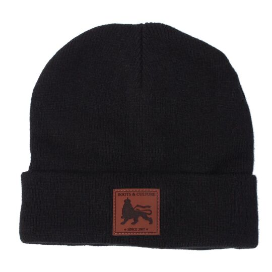 Fisherman winter hat  Docker cap with Lion label  | green