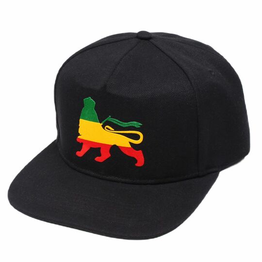 Klasyczna Czapka Snapback Lion of Zion | Czarna