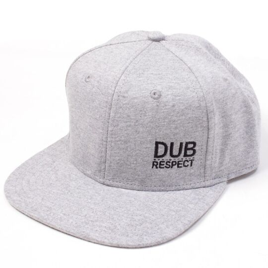 Dub Respect snapback cap | Grey melange