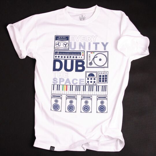 Every Unity Dub The Space Tshirt - white