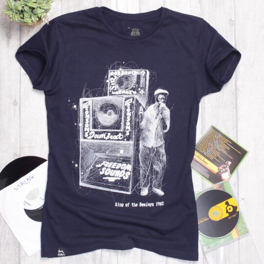 Damski tshirt King of the Deejays 1963 King Stitt