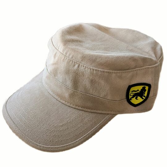 Army flat cap Lion of Judah | beige