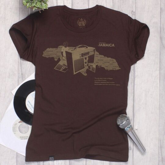 Radio Jam Nuff Respect Jamaica ladies tshirt