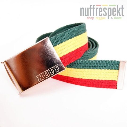 Nuff Wear belt - P0513 - rasta