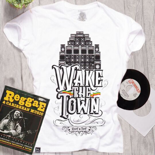 Wake the Town Ruff & Tuff ladies tshirt