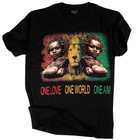 Koszulka One Love One World One Aim I Rasta Baby