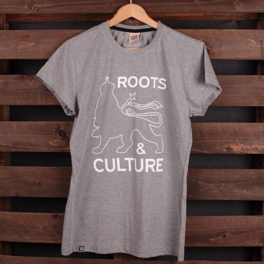 Damski tshirt Roots & Culture | Szary