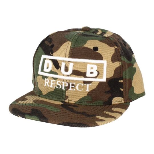 Czapka Snapback Dub Respect | Woodland camo