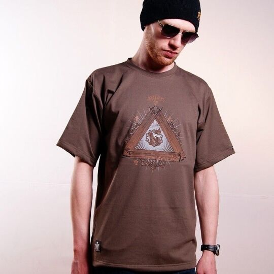 Tshirt - Nuff Wear - Wood & Chain 00513 - brown