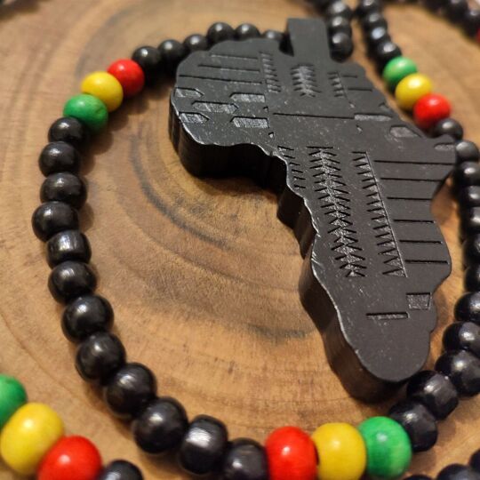 Africa Wooden Pendant