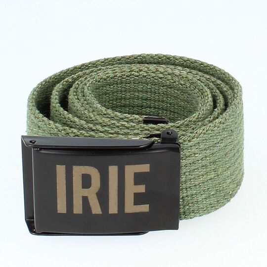 IRIE cotton olive belt