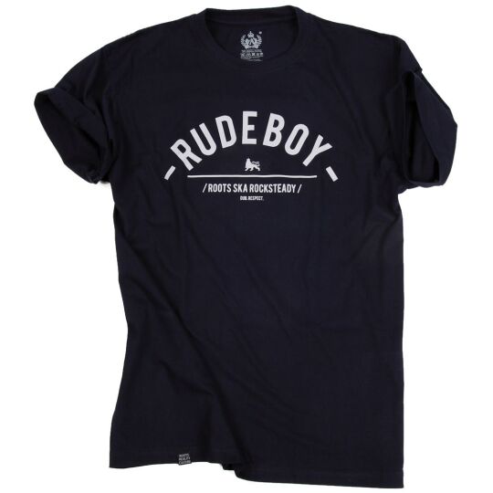 Tshirt Rude Boy | granatowy