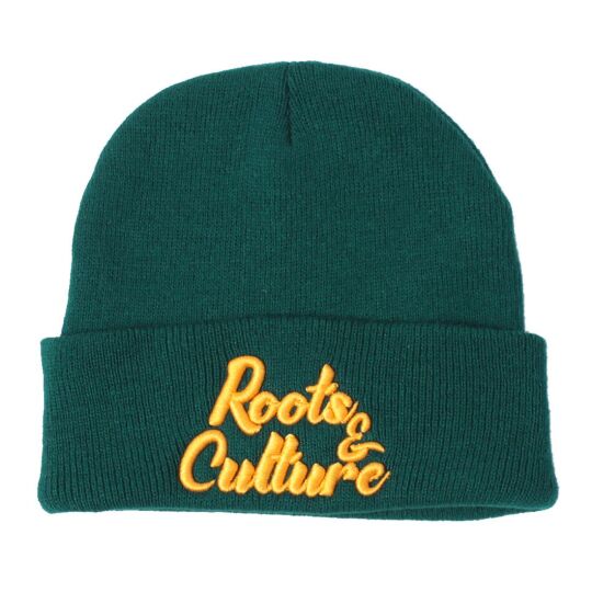 Fisherman winter hat  Docker cap Roots and Culture | green