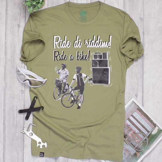 T-shirt Ride Di Riddim Ride a Bike