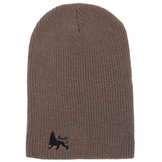 Czapka zimowa beanie Lion of Judah | brąz