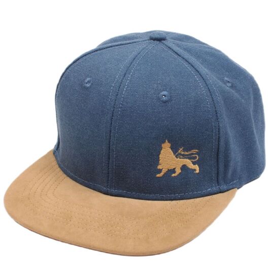 Czapka Snapback Lion of Judah | Blue & Camel