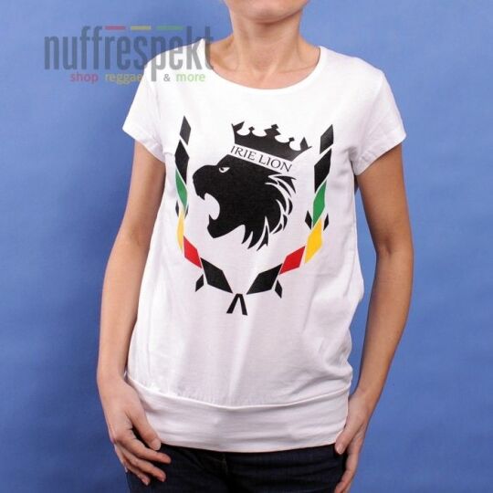 Irie Lion ladies t-shirt - white