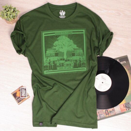 T-shirt Tree of Life - Bass Culture | zieleń butelkowa