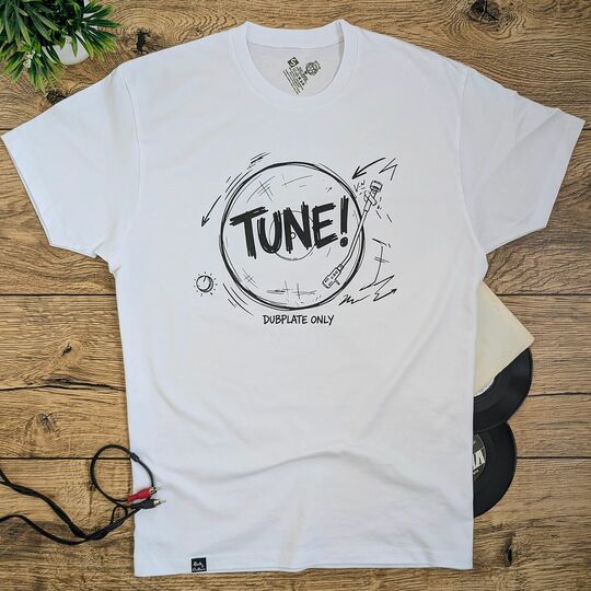 Koszulka TUNE! - Dubplate Only | Biała
