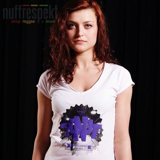 Top damski - Nuff College 0713 - white