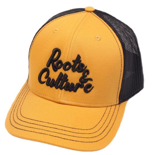 Roots & Culture baseball cap | Mustard yellow