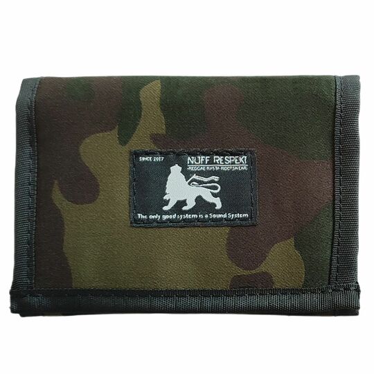 Dub Lion Wallet -  The woodland camouflage version