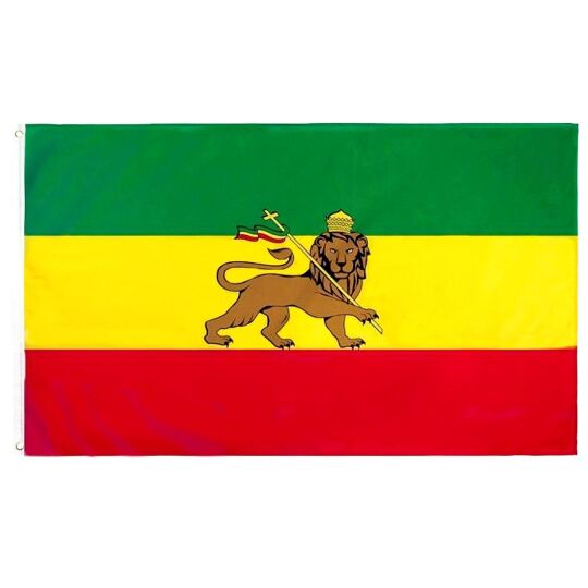 Duża flaga Rasta Lion of Judah 150x90
