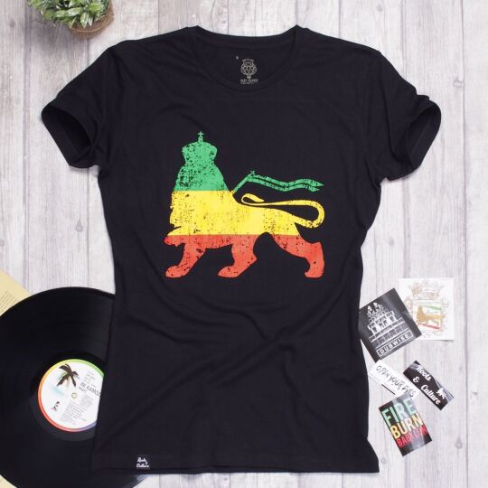 Lion of Judah ladies tshirt