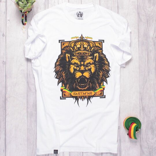 Rastafari t-shirt | white