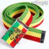 Pasek z klamrą Lion of Judah - Rasta