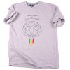 T-shirt Nuff Lion Roots Wear - gray