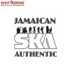Jamaican ska button