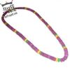 Violet beads with rasta elements