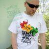 One Drop Flowers - rasta reggae tshirt - Nuff Respekt 