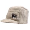 Zimowa czapka z daszkiem | Desert Khaki