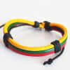 Bransoletka w barwach Rasta Reggae 0122