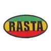 Rasta oval patch