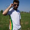 Football T Shirt - Reggae Team - Nuff Respekt white
