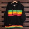 Bluza rozpinana z kapturem Dub Lion | Rasta Reggae