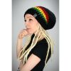 Czapka na dready | Black & Rasta