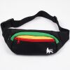 Dub Lion rasta/black bum bag
