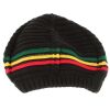 Rasta Dread hat | Black colour & Rasta