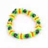 Rasta glow in the dark bracelet