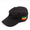 Patrol cap Rasta flag | black