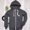 Bluza kangurka rozpinana DubLion | grafit