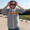 Bluza kaptur rozpinany Reggae jam | Szary & Rasta