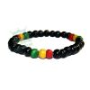 Czarna bransoletka Rasta #2