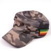 Czapka patrolówka + flaga Rasta | woodland