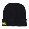 Fisherman winter hat Docker cap Lion of Judah | black