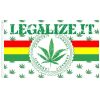 Legalize It Rasta color flag 150 x 90